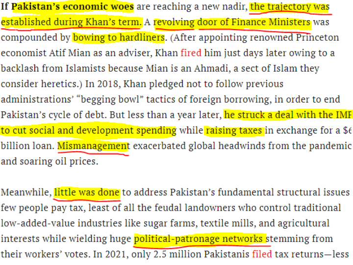 ٹائم میگزین کا دھماکے دار انکشاف، عمران خان' پاکستان کی معاشی تباہی کا زمہ دار قرار